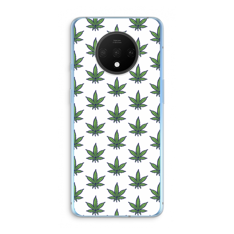 Weed: OnePlus 7T Transparant Hoesje