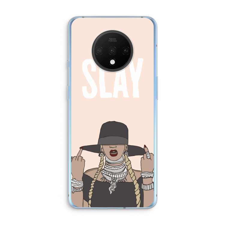 Slay All Day: OnePlus 7T Transparant Hoesje