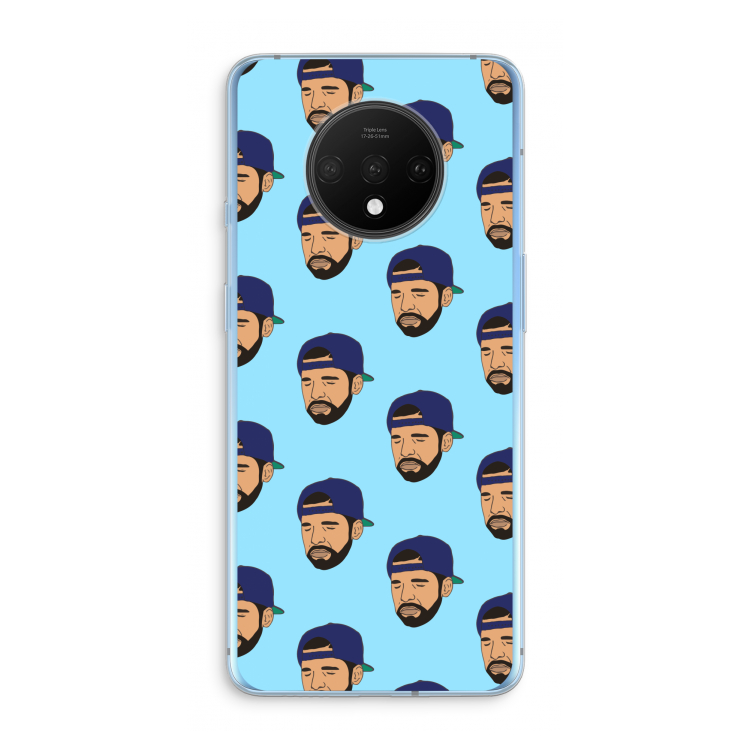 Drake Away: OnePlus 7T Transparant Hoesje