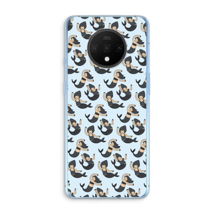 Zeemeermin: OnePlus 7T Transparant Hoesje