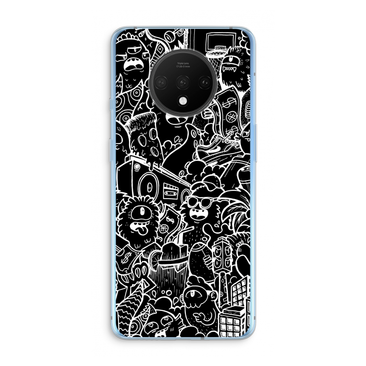 Vexx Black City : OnePlus 7T Transparant Hoesje