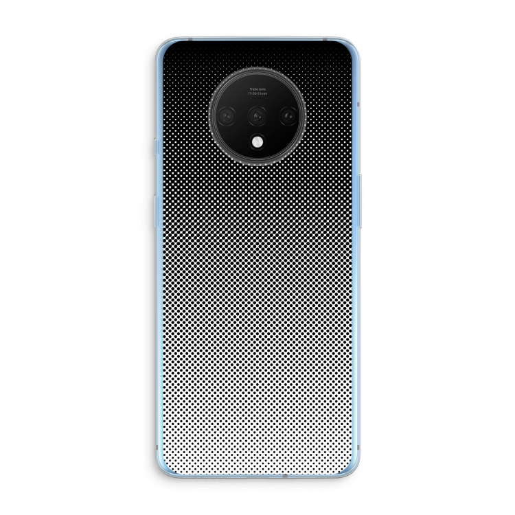 Musketon Halftone: OnePlus 7T Transparant Hoesje