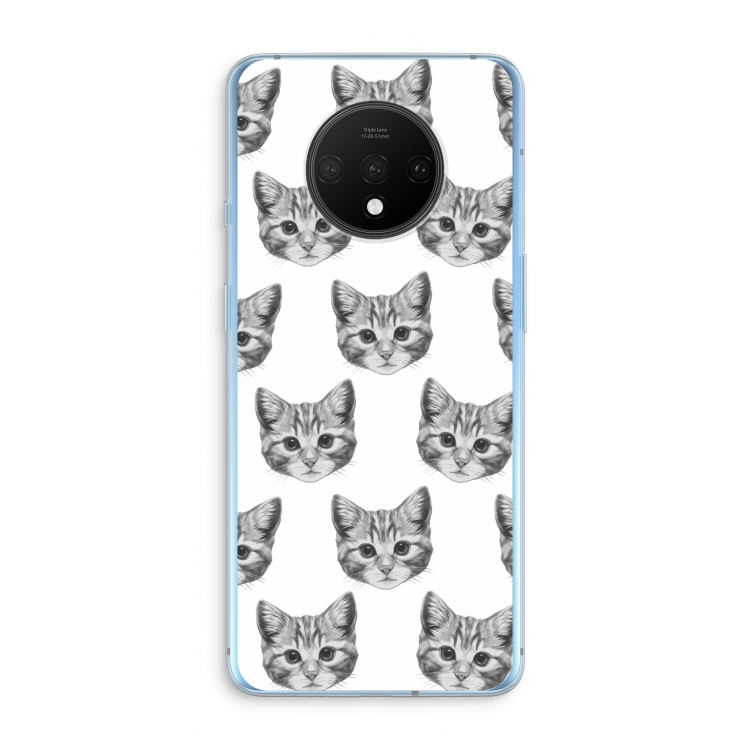 Kitten: OnePlus 7T Transparant Hoesje