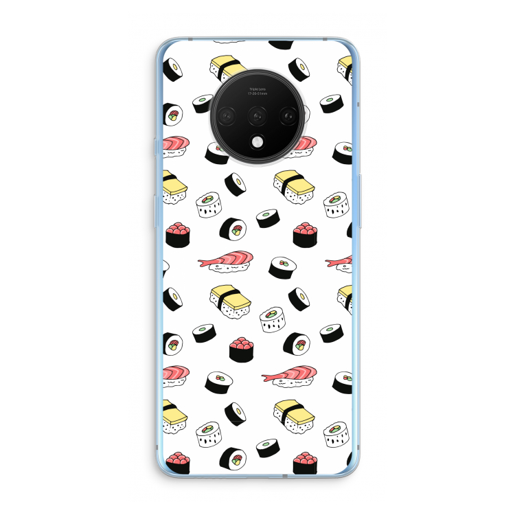 Sushi time: OnePlus 7T Transparant Hoesje