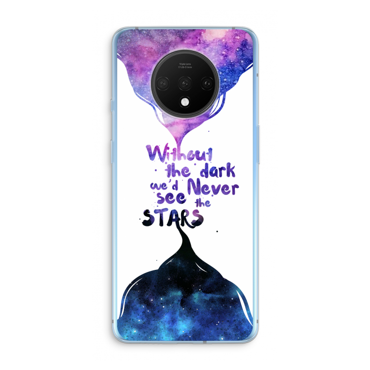 Stars quote: OnePlus 7T Transparant Hoesje