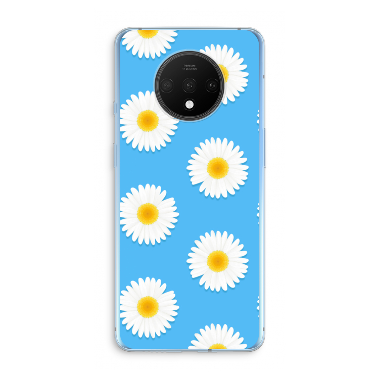 Margrietjes: OnePlus 7T Transparant Hoesje