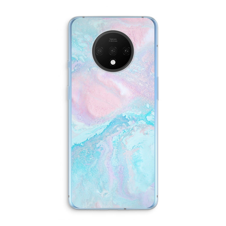 Fantasie pastel: OnePlus 7T Transparant Hoesje