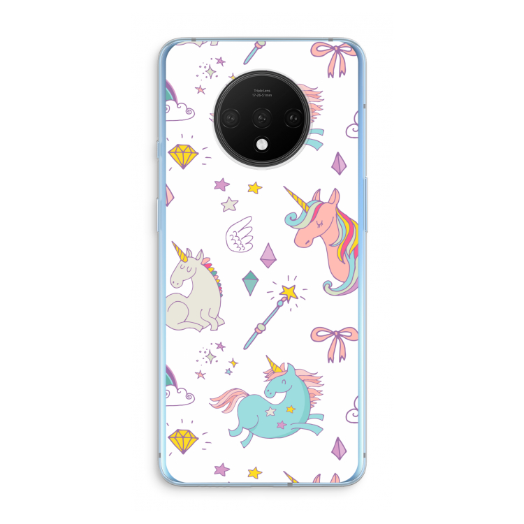 Fantasiewereld: OnePlus 7T Transparant Hoesje