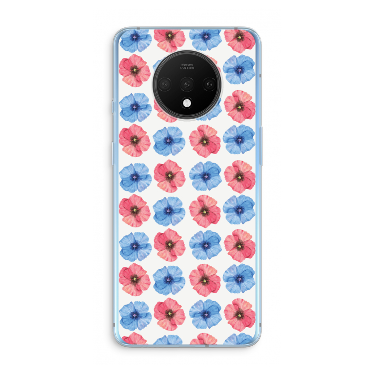 Klaproosjes: OnePlus 7T Transparant Hoesje