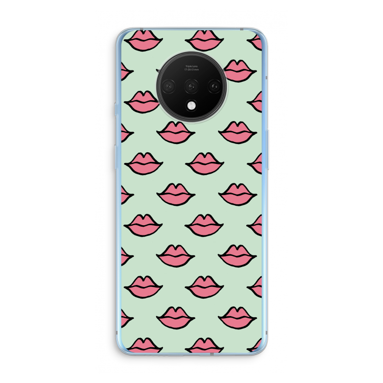 Lipjes: OnePlus 7T Transparant Hoesje