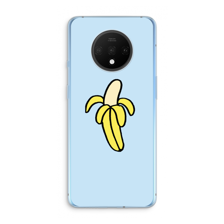 Banana: OnePlus 7T Transparant Hoesje