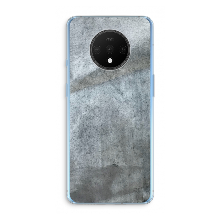 Grey Stone: OnePlus 7T Transparant Hoesje