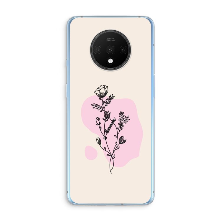 Roses are red: OnePlus 7T Transparant Hoesje