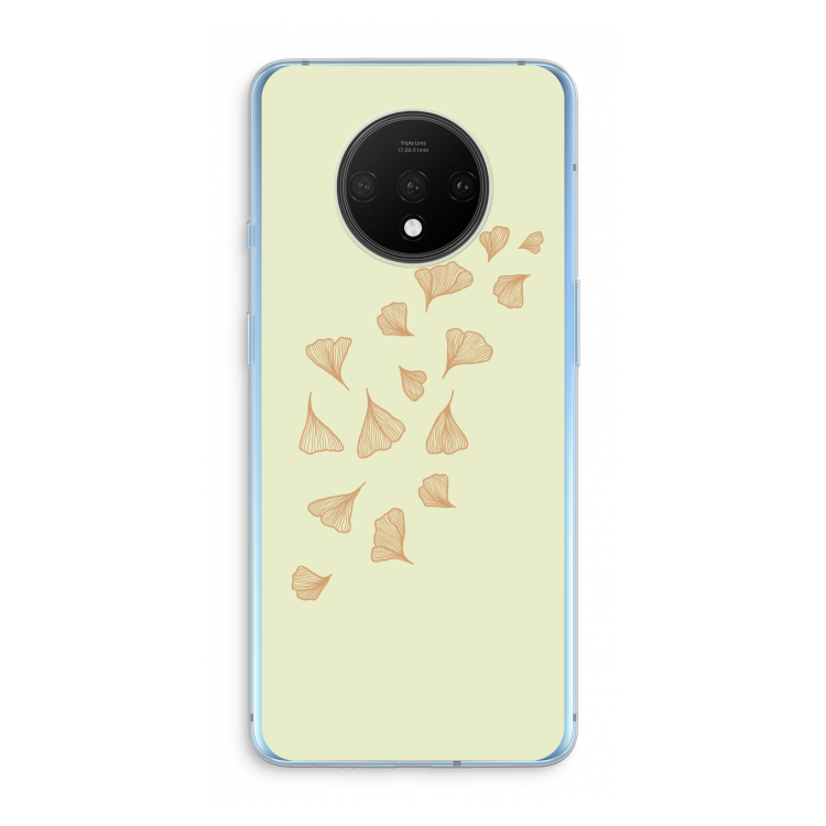 Falling Leaves: OnePlus 7T Transparant Hoesje