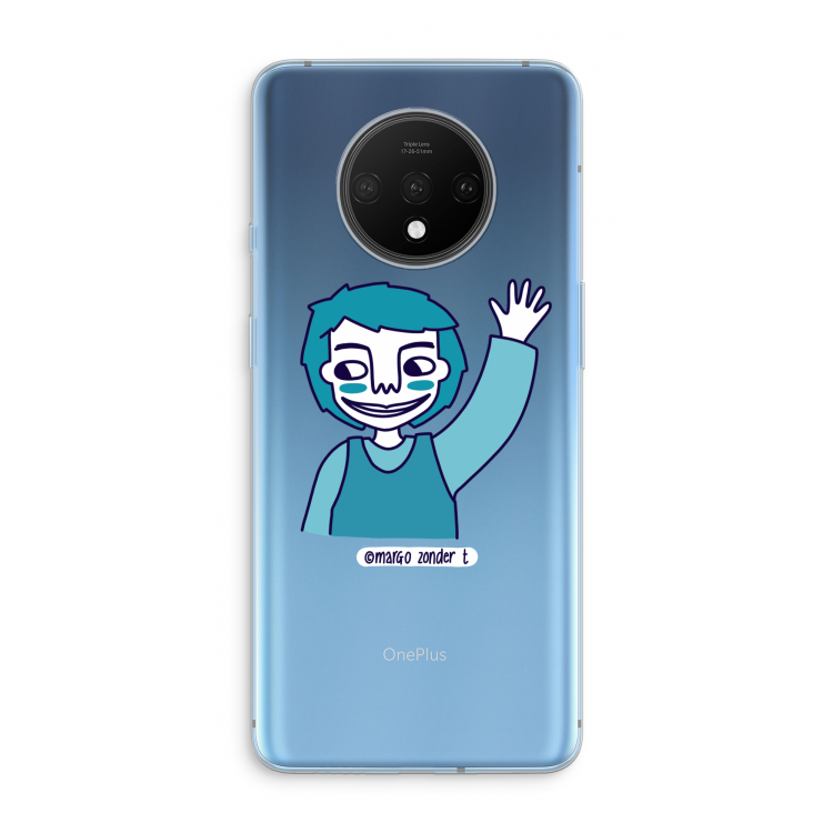 Zwaai: OnePlus 7T Transparant Hoesje