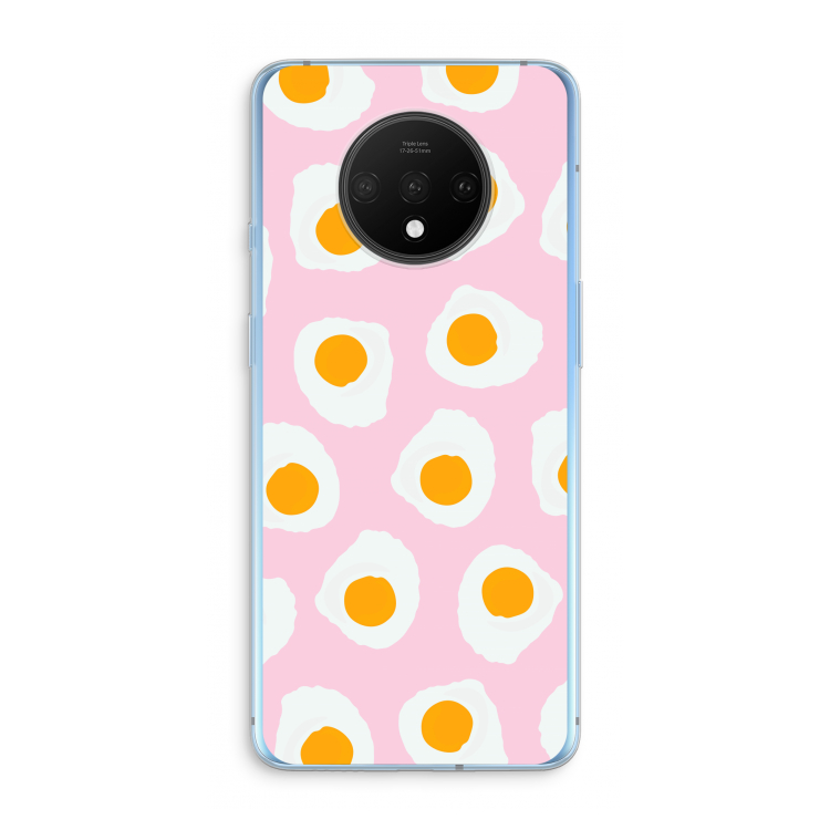 Dancing eggs: OnePlus 7T Transparant Hoesje