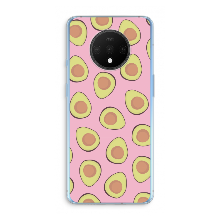 Dancing avocados: OnePlus 7T Transparant Hoesje