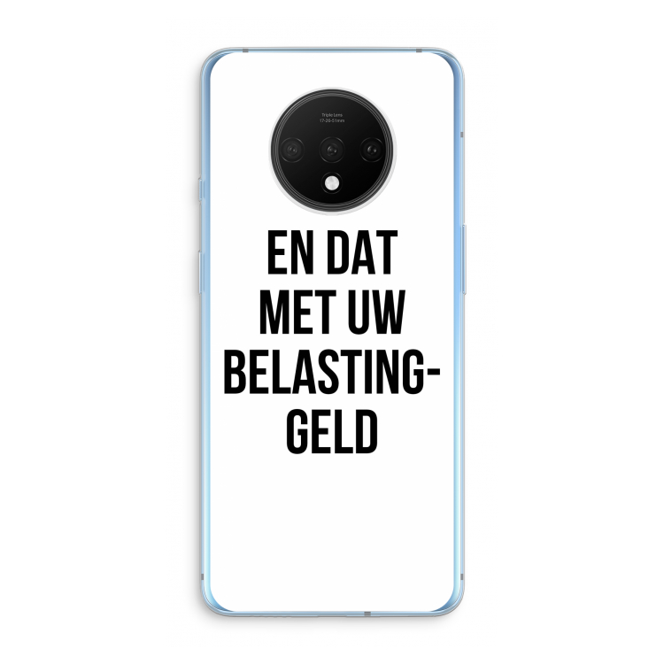 Belastinggeld: OnePlus 7T Transparant Hoesje