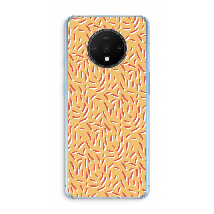 Camouflage: OnePlus 7T Transparant Hoesje