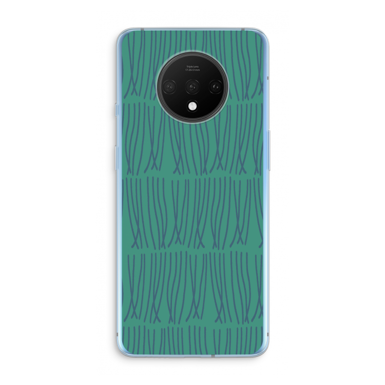 Swirls: OnePlus 7T Transparant Hoesje