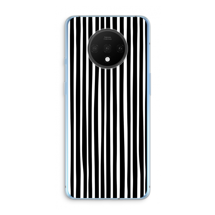 Stripes: OnePlus 7T Transparant Hoesje