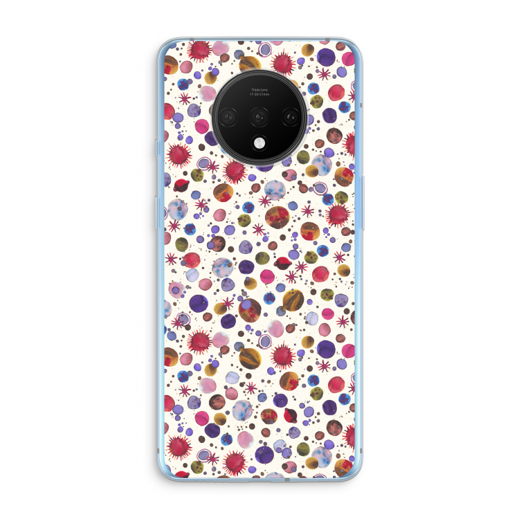 Planets Space: OnePlus 7T Transparant Hoesje