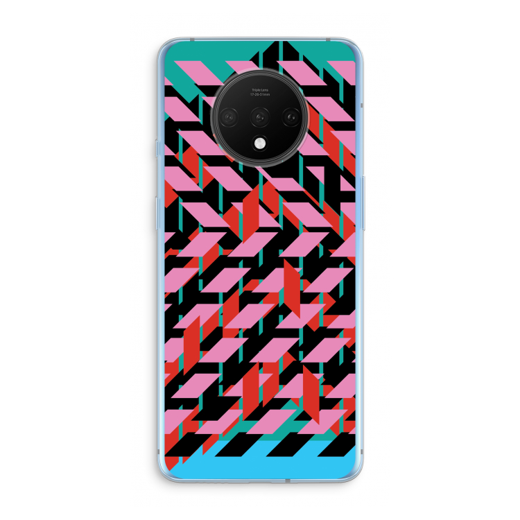Skew Blush 2: OnePlus 7T Transparant Hoesje