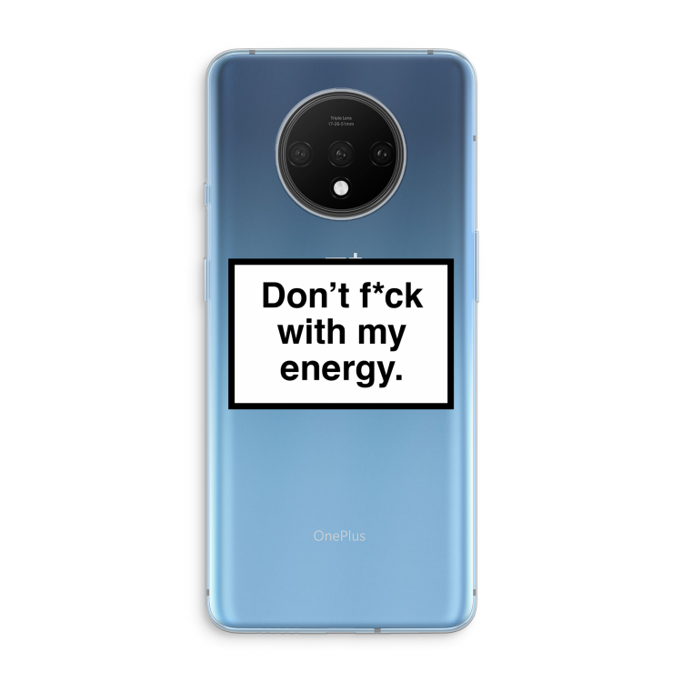 My energy: OnePlus 7T Transparant Hoesje