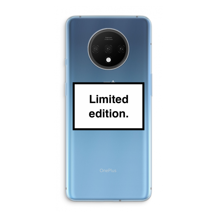 Limited edition: OnePlus 7T Transparant Hoesje