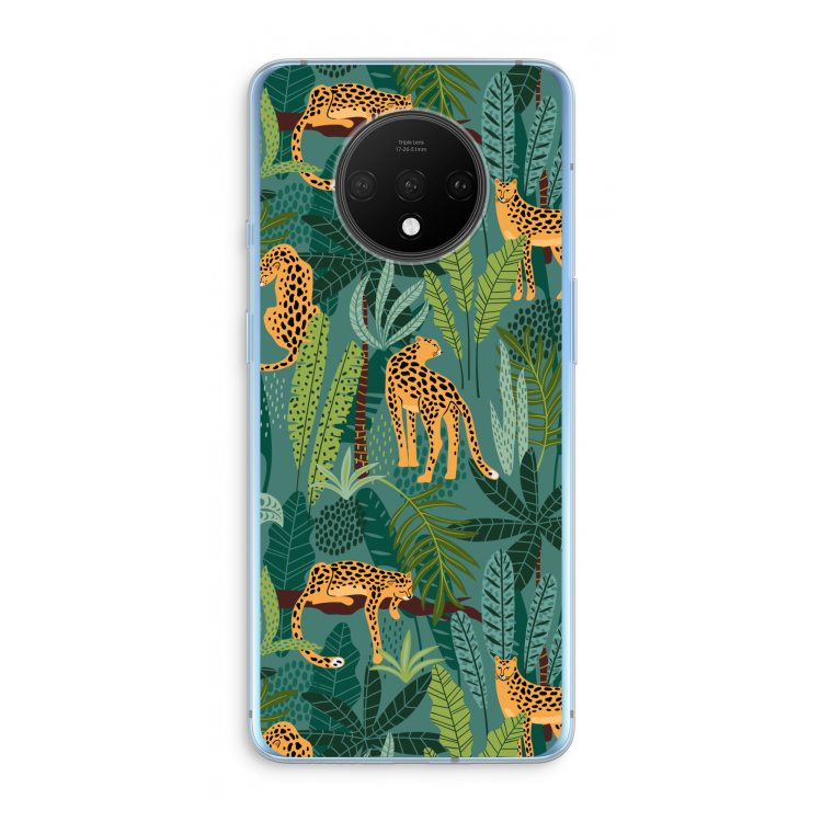 Luipaard 2: OnePlus 7T Transparant Hoesje
