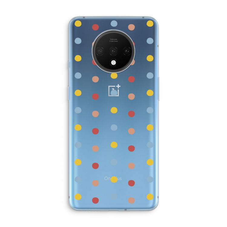 Bollen: OnePlus 7T Transparant Hoesje
