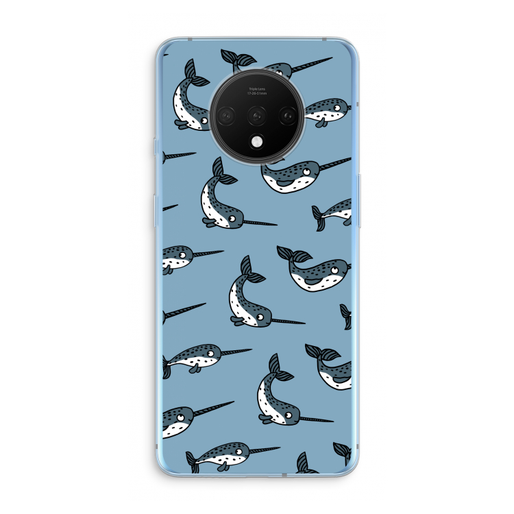 Narwhal: OnePlus 7T Transparant Hoesje