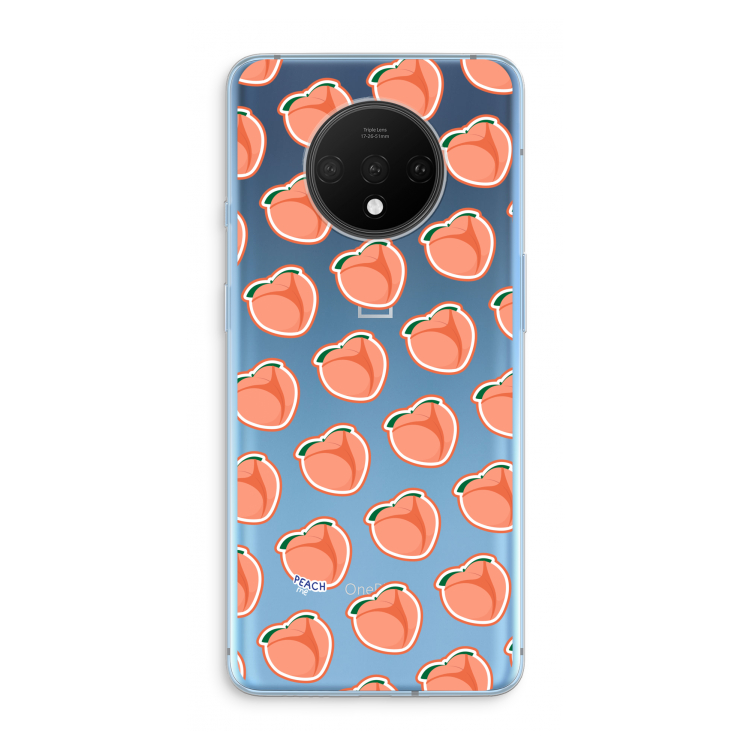 Just peachy: OnePlus 7T Transparant Hoesje