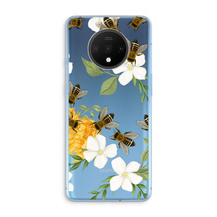 No flowers without bees: OnePlus 7T Transparant Hoesje