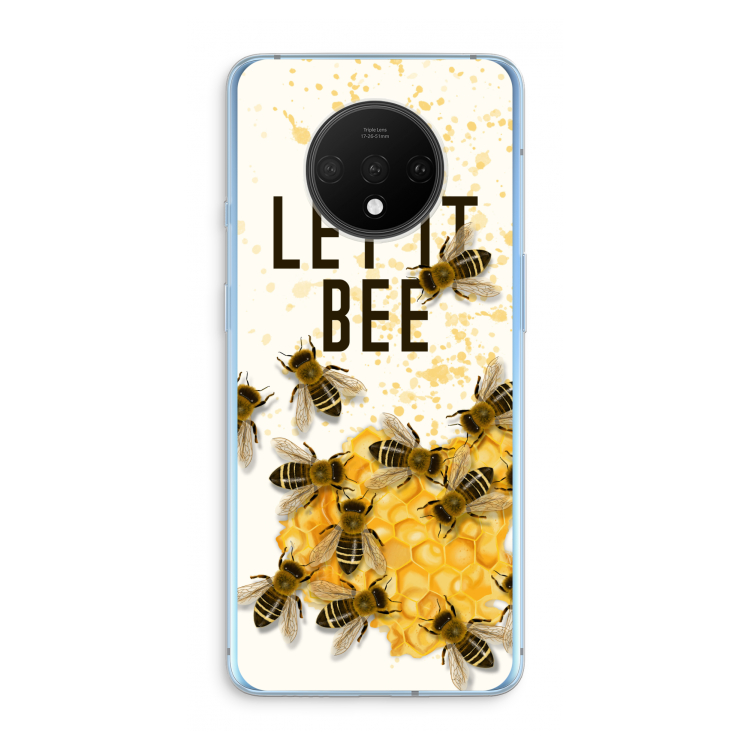 Let it bee: OnePlus 7T Transparant Hoesje