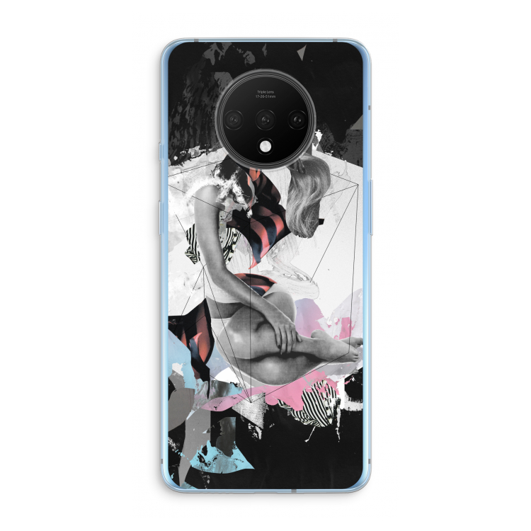 Camouflage de sommeil: OnePlus 7T Transparant Hoesje