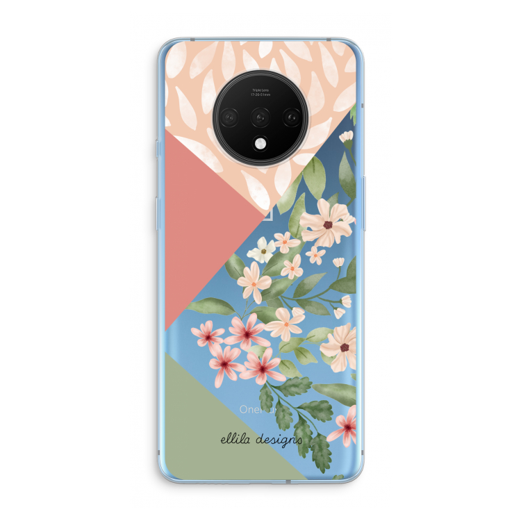 Sweet heaven geometrics: OnePlus 7T Transparant Hoesje