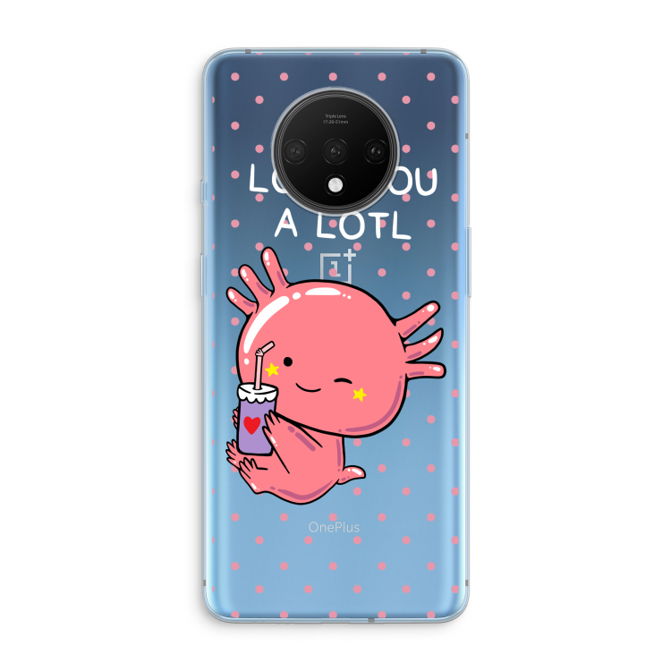 Love You A Lotl: OnePlus 7T Transparant Hoesje