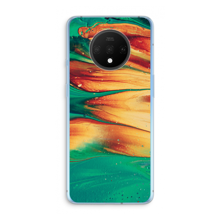 Green Inferno: OnePlus 7T Transparant Hoesje