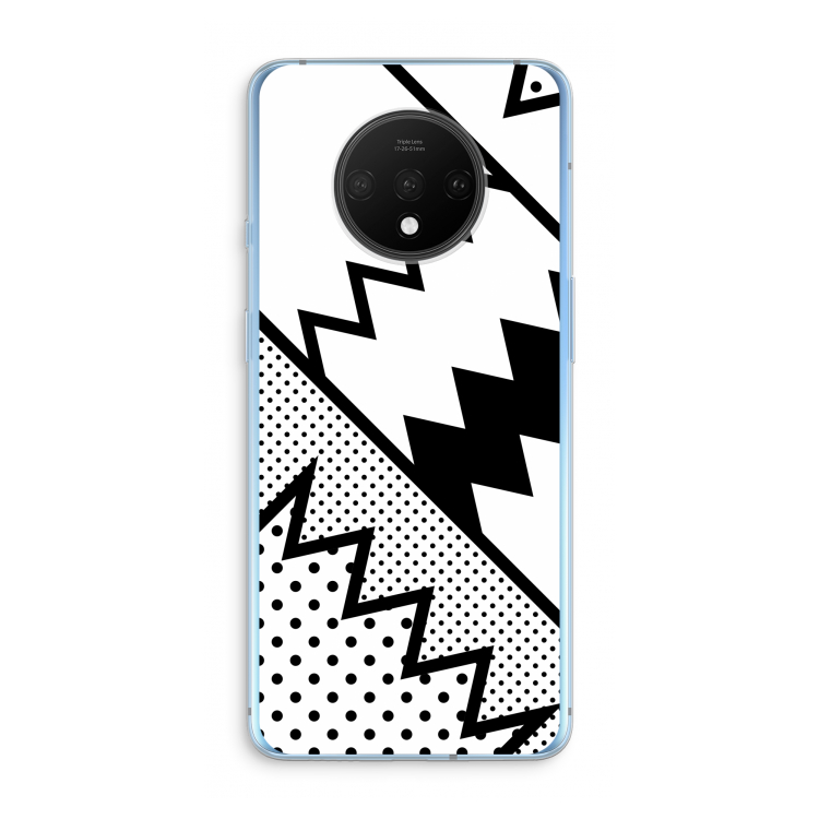Pop Art #5: OnePlus 7T Transparant Hoesje