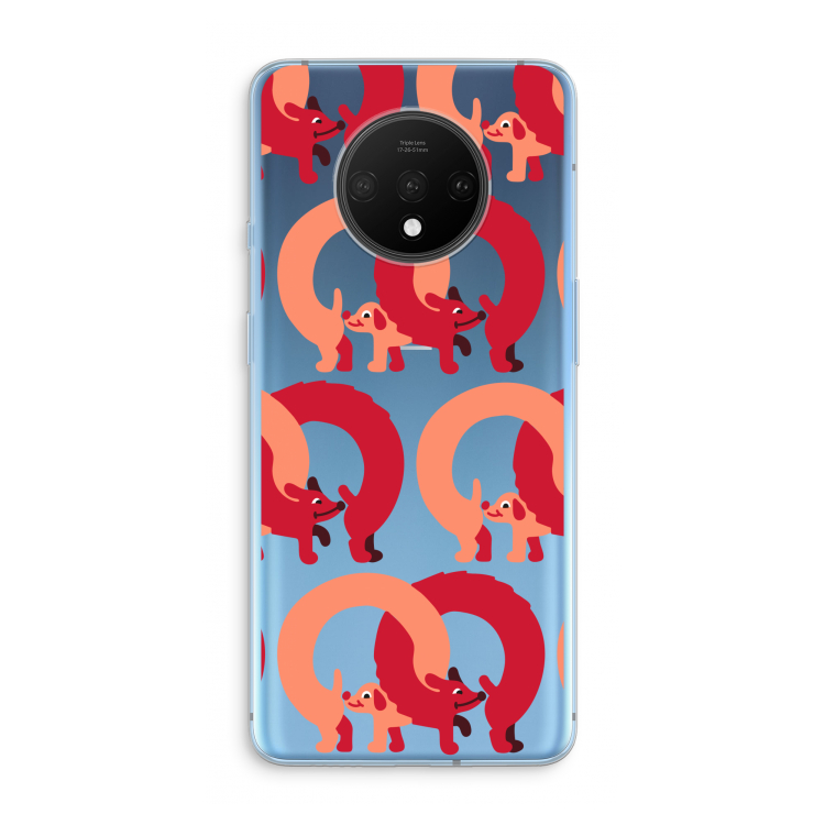 Dogs: OnePlus 7T Transparant Hoesje
