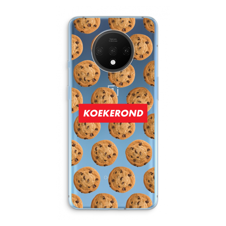 Koekerond: OnePlus 7T Transparant Hoesje