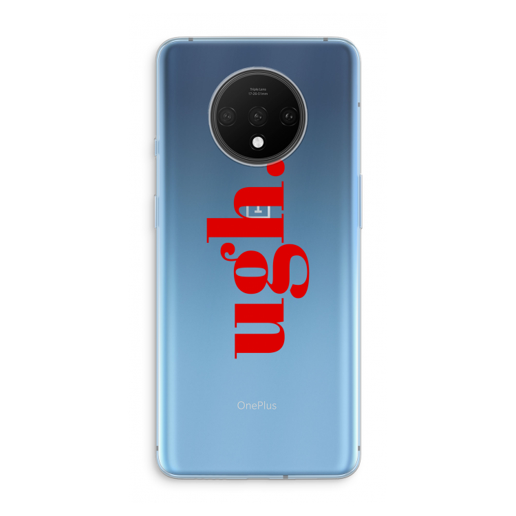 Ugh: OnePlus 7T Transparant Hoesje