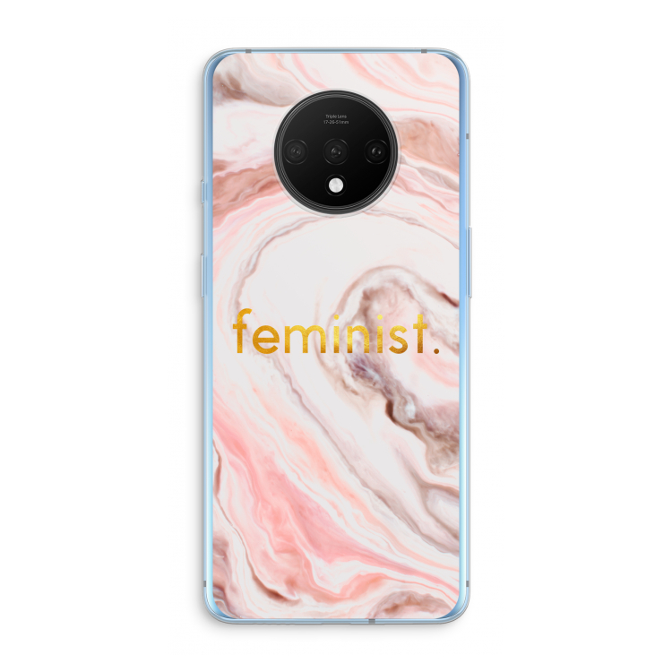 Feminist: OnePlus 7T Transparant Hoesje