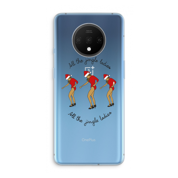 Jingle Ladies: OnePlus 7T Transparant Hoesje