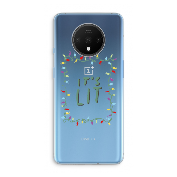 It's Lit: OnePlus 7T Transparant Hoesje