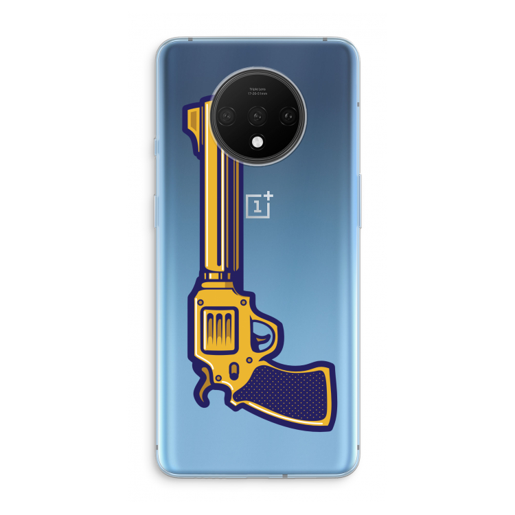 Pew Pew Pew: OnePlus 7T Transparant Hoesje