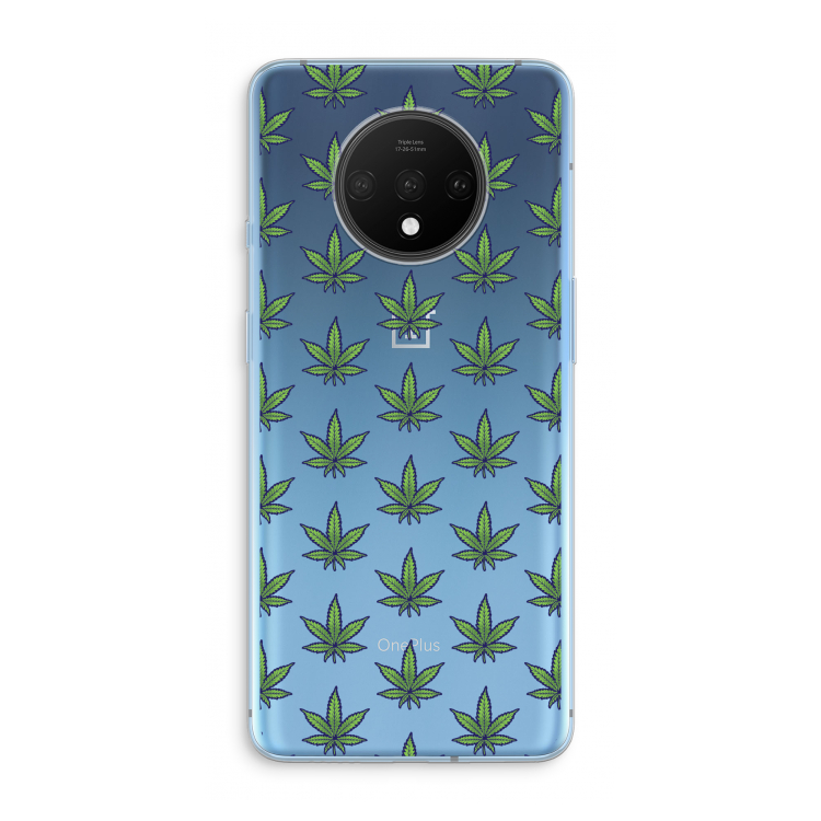 Weed: OnePlus 7T Transparant Hoesje