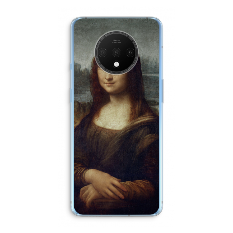 Mona Lisa: OnePlus 7T Transparant Hoesje