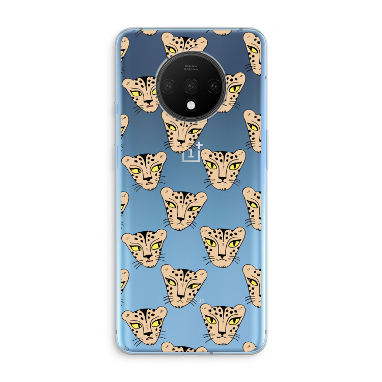 Tijger: OnePlus 7T Transparant Hoesje